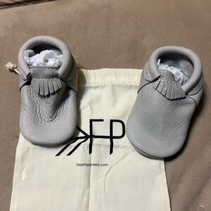 NWOT Freshly Picked Moccasins | gray